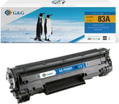 G&Amp G G&Amp G Kompatibel Toner Med Hp Cf283a, Nt-Ph283c, Hp 83A, Svart, 1500S