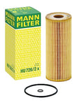 MANN-FILTER HU 726/2 x Oil Filter - CARS + TRANSPORTERS, Gelb