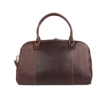 The Monte Weekendbag Skinn M - Brun