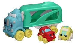 JC TOYS Mon Premier Camion Transporteur Lots to Play Toys, Comprend Un Camion et 2 Voitures Souples, Encourage l'imagination et la créativité, Multicolore, Unisexe, 18 Mois, 81511