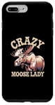 iPhone 7 Plus/8 Plus Crazy Moose Lady Case