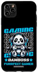 Coque pour iPhone 11 Pro Max Graphique de jeu vidéo Panda Gaming pour hommes, garçons, femmes, enfants