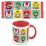 Super Mario - Mug Peach, Toad, Mario & Luigi - Pyramid