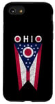 Coque pour iPhone SE (2020) / 7 / 8 State of Ohio Burgee Flag -- The Buckeye State