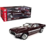 AutoWorld 1:18 Scale American Muscle 1969 Shelby GT 500 Mustang 2+2 AMM1290 B2