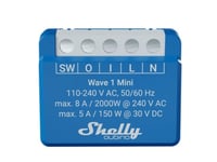 Shelly Qubino Wave 1 Mini, Smart Strömställare, Trådlös, Plast, Mätt, 25 Dbmw, 868,4 Mhz