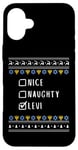 Coque pour iPhone 16 Plus Gentil Coquin Hanoucca Levi Pull Moche