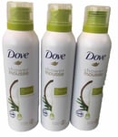 Dove Coconut Oil Shower Mousse 3 x 200ml Shower & Shave 24 Hour Softness