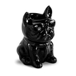 Brûle-Parfum Céramy Boubou - Atmosphère Parfumée - Objet Artisanal à la Mode -Aromathérapie Facile - Brûleur Fondant parfumé - Déco Bouledogue - Figurine Chien - 45 ML - H 15,5cm – Zen’Arôme