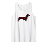 Funny Kiss a Wiener Dachshund Dog Gift Tank Top