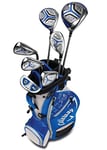 Callaway X Lot de 3 Paquets de 7 pièces pour droitier, Bleu Unisexe, Xj Junior Golf Set Level 3 RH Blue