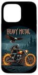 Coque pour iPhone 14 Pro Max Heavy Metal Thrash Hard Rock Horreur Rocker Tenue moto