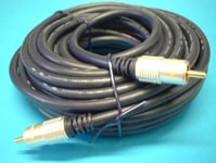 HiQ Subwoofer Lead phono/RCA to phono/RCA OFC cable 10M