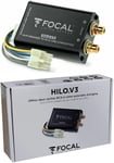 1 convertisseur Compatible avec Focal HILO.V3 convertit Le Signal stéréo amplifié en Deux Sorties RCA Bas Niveau pour amplificateur, 1 pièce