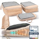 Compression Packing Cubes for Backpack and Suitcase - Safe space with Compression Cubes - Travel and Cruise Essentials - Compression Packing Cubes for Suitcases - Packing Cubes Compression Set