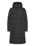 Calvin Klein Jeans Monologo Non Down Long Puffer Svart