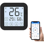 Tuya Smart Wifi IR Climatiseur Contrôleur Thermostat avec écran LCD App Contrôle Température Humidité Capteur Moniteur Compatible avec Alexa Google