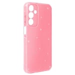 Fodral för Samsung A25 5G Silikon Glitter Design Skyddad Kamera Rosa Rosa