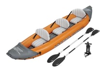 Bestway 65132, Uppblåsbar Kajak, 3 Personer, 250 Kg, Iso 6185, Orange, 3 Sittplatser