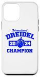 Coque pour iPhone 12 mini International Dreidel Champion 2024 Funny Hanukkah