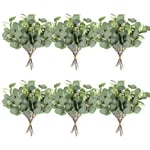 Homcomodar Plantes Artificielles Interieur Eucalyptus 36 Pièces Fausse Plante Branches D'eucalyptus Feuillage Artificiel en Vrac pour Mariage Jardin Maison Bureau Décoration