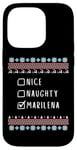 Coque pour iPhone 14 Pro Gentile Coquine Noël Marilena Pull Moche