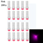 T5 LED-ljus Instrumentbräda ljus ROSA 20ST 20ST Rosa- Perfet Pink 20Pcs-20Pcs