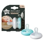 Tommee Tippee Closer to Nature Breast-like Soother (6-18m) 2pcs