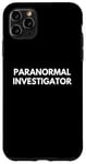 Coque pour iPhone 11 Pro Max Enquêteur paranormal de chasse aux fantômes d'Halloween