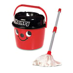 Casdon Henry Mop & Bucket | Branded Toy Cleaning Set For Children Aged 3+ | Features Henry’s Cheeky Face For Lots Of Cleaning Fun! (65650)