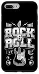 Coque pour iPhone 7 Plus/8 Plus Chemises Rock & Roll, I Love Rock Music, Rock & Roll Freedom