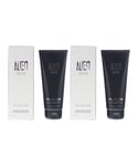 Mugler Mens Alien Man Hair & Body Shampoo 200ml x 2 - One Size