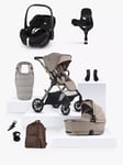 Silver Cross Reef 2 Special Edition Pushchair & Accessories with Maxi-Cosi Pebble 360 Pro2 i-Size Car Seat and FamilyFix 360 Pro Base Bundle, Frappe/B