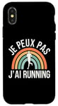 Coque pour iPhone X/XS humour Je Peux Pas J'Ai Running hommes