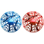 BESPORTBLE 2Pcs Hand Operated Drones Flying Hand Free Mini Drones Motion Sensor Drone Small UFO Toy Flying Ball Toys for Boys Girls Kids Adults