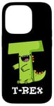 Coque pour iPhone 14 Pro Jeu de mots alphabet amusant T-Rex