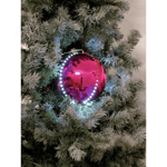 Europalms LED Snøball 8cm, rosa 5x