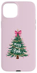 iPhone 15 Plus Pink Christmas Merry and Pink Holiday Cute Girl Party Case