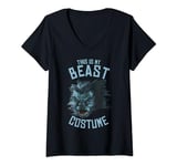 Marvel Beast This Is My Costume T-Shirt avec Col en V