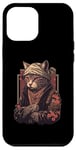 Coque pour iPhone 12 Pro Max Yakuza Chat Japonais Mafia Tatouage Fleurs