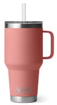 Yeti Rambler 35 Oz/994 ml Straw Mug termosmugg Sand Stone Pink OneSize - Fri frakt