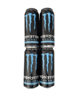 Monster Energy Drink Absolutely Zero 500 ml X 4 Free UK Postage