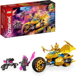 LEGO NINJAGO Jay’s Golden Dragon Motorbike 71768 Building Kit; Playset Featuring