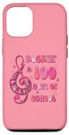 Coque pour iPhone 12/12 Pro Rocking 100 Days Of School Music Professeur de musique pour enfants étudiants musique