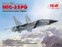 Mig-25 PD, Chasseur Intercepteur Soviétique 1:48 Kit De Modèle En Plastique ICM