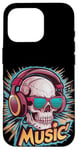 Coque pour iPhone 16 Pro Cool Headphones Music Lover