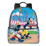 zhengdong Anime Mouse Bapa Unisexs Student Bag Classic Lightweight Zipper Bapas