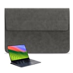 Omnpak 13-14 inch MacBook Sleeve with Stand,Compatible with 13-14 Inch MacBook Air M3/M2/M1, MacBook Pro M3/M2/M1 Pro/Max,Dell Xps 13, Samsung Tab S8+, Ipad Pro 12.9