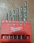 Milwaukee Hss Bits 1mm 1.5mm 2mm 2.5mm 3mm 4mm 4.5mm 5mm 6mm 6.5mm 7mm In Rack