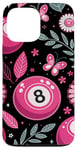 iPhone 13 Pro Max Retro Pink Lucky Disco 8 Ball For Women Case